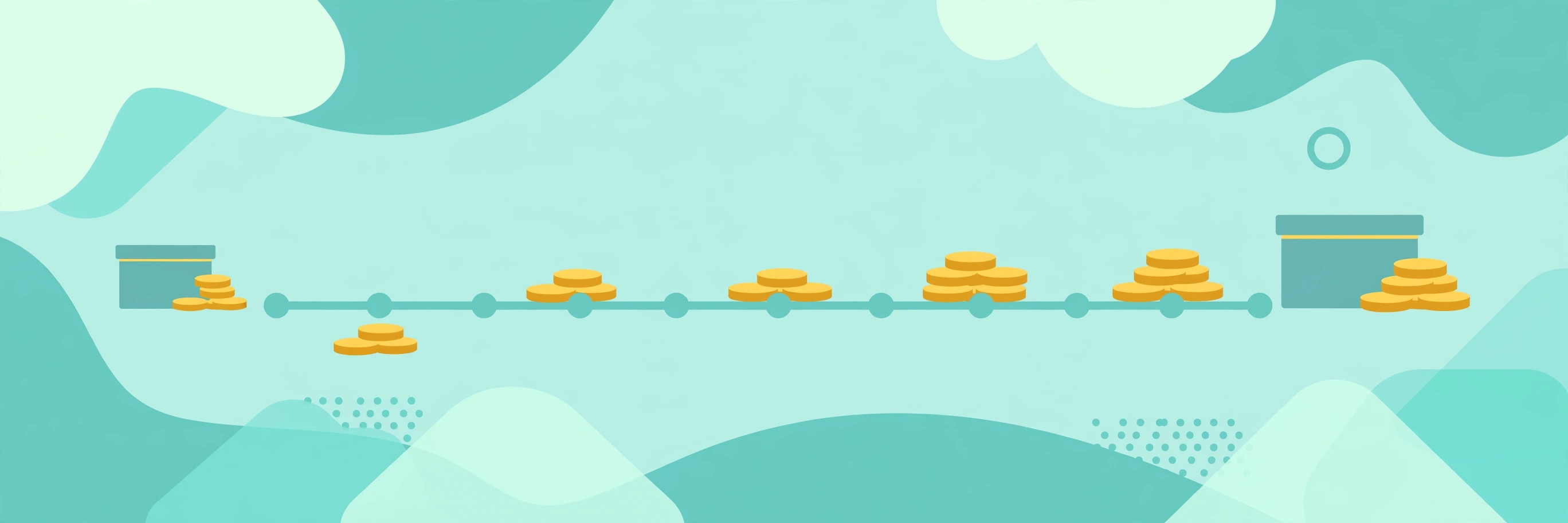 A timeline showing the weeks of maternity pay